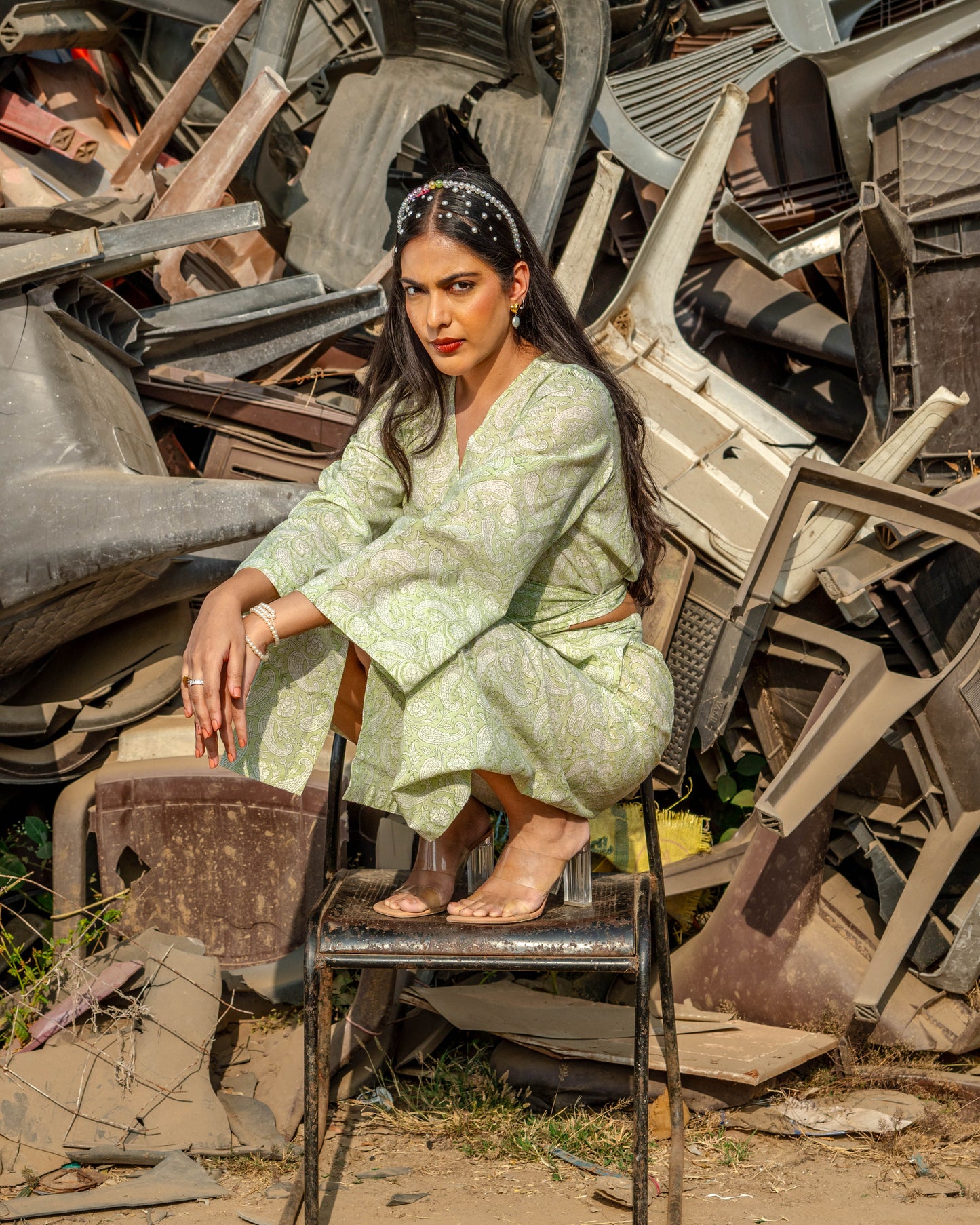 Tulip Trail Blouse Top