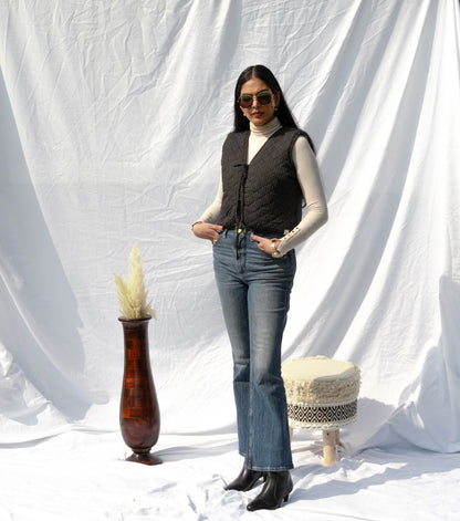 Jasmine Whirl Reversible Quilted Jacket: