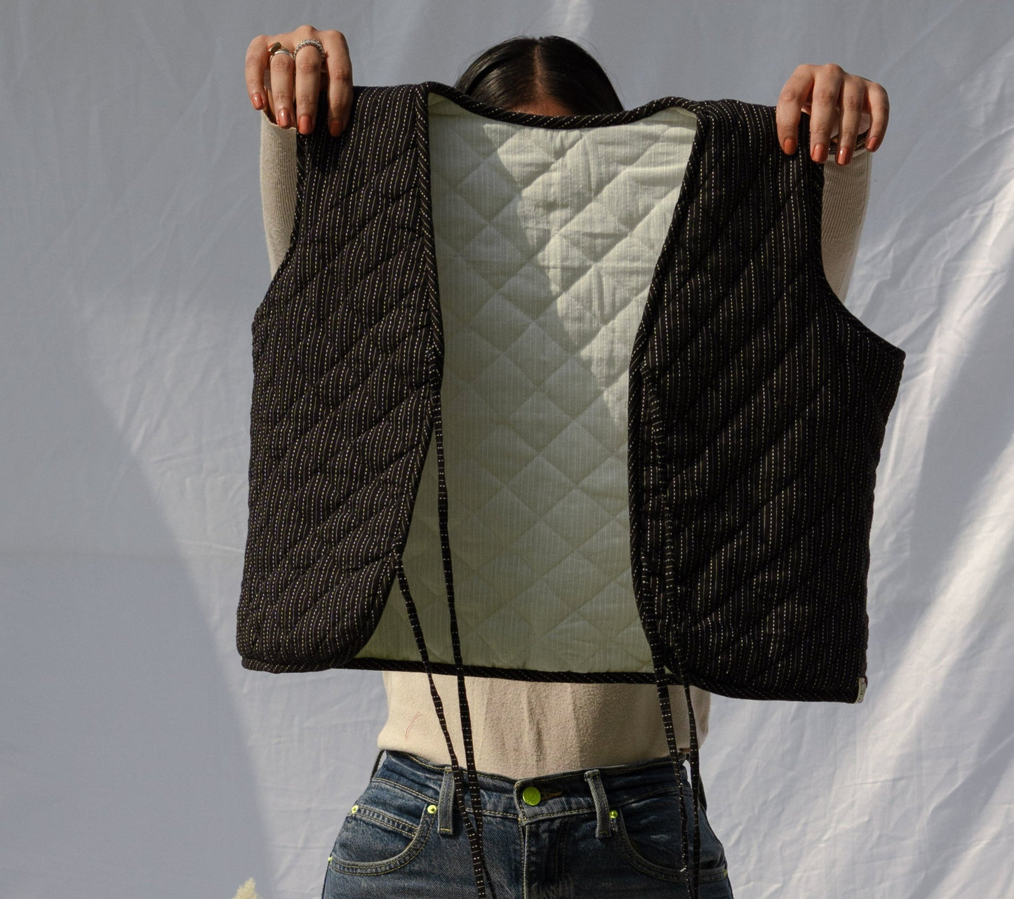 Jasmine Whirl Reversible Quilted Jacket: