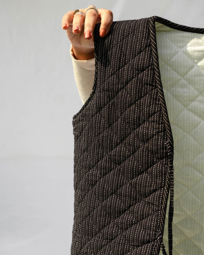 Jasmine Whirl Reversible Quilted Jacket:
